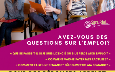 Les services d’emplois pendant COVID-19